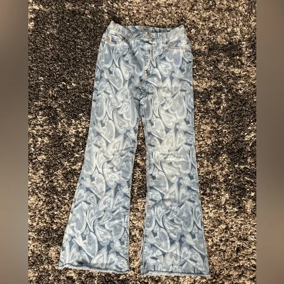 XL (14-16) Blue Flare Jeggings Wonder Nation - Picture 1 of 6